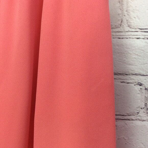 Nymphe Maxi Skirt Womens Size L Coral Lined Flowy Wedding Guest Pull On Pockets - Picture 10 of 10